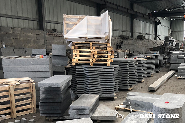 New G684 Natural Black Granite Stone Tiles - Dayi Stone